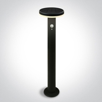 Pole 450 Solar LED Outdoor Post Light with PIR Sensor - Black