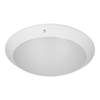 Protect 12W Cool White Outdoor LED Flush Light - White