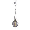 Reagan Ceiling Pendant Light - Polished Chrome,  Smoked