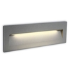 Rectangle LED Outdoor Wall Light - Light Grey