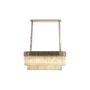 Reed Chandelier - Polished Nickel
