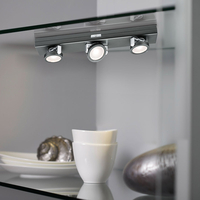 Rotate 3 Light LED Battery Operated Under Cabinet Light - Anthracite