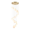 Saige 16 Light Cluster Ceiling Pendant - Satin Gold