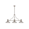 Sarah Bar Ceiling Pendant Light - Polished Nickel