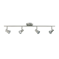 Saxby Krius 4 Light Spotlight Bar - Satin Chrome