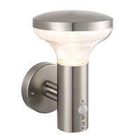 Saxby Roko LED Outdoor Wall Light with PIR Sensor - Stainless Steel