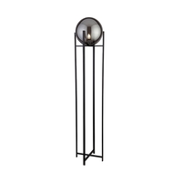 Searchlight Amsterdam Floor Lamp - Smoked Glass