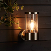 Searchlight Ascott Outdoor Wall Light - Stainless Steel