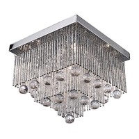 Searchlight Beatrix Flush Light - Chrome