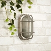 Searchlight Brunel Outdoor Oval Flush Light - Stainless Steel