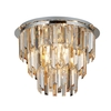 Searchlight Clarissa Flush Ceiling Light - Chrome