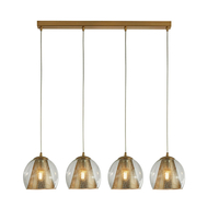 Searchlight Conio 4 Light Bar Ceiling Pendant - Satin Brass