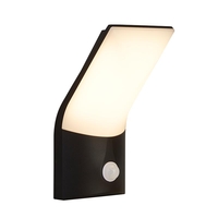 Searchlight Copenhagen LED Outdoor Wall Light with PIR Sensor - Black
