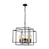 Searchlight Crate 4 Arm Ceiling Pendant Light - Black