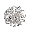 Searchlight Curls Ceiling Pendant Light - Chrome