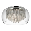 Searchlight Curva Flush Light - Chrome