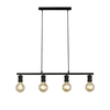 Searchlight Dance 4 Light Bar Ceiling Pendant - Black