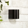 Searchlight Davy Outdoor Wall Light - Black