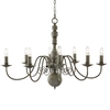 Searchlight Greythorne 8 Light Chandelier - Grey