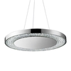Searchlight Halo LED Ceiling Pendant Light - Chrome