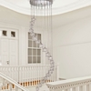 Searchlight Ice Cube 20 Light LED Cascade Ceiling Pendant - Chrome