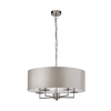 Searchlight Knightsbridge 5 Arm Ceiling Pendant Light - Satin Silver