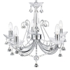 Searchlight Lafayette 5 Light Chandelier - Chrome