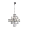 Searchlight Large Glacier Ceiling Pendant Light - Chrome