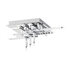 Searchlight Lattice 11 Light Flush Light - Chrome