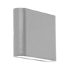 Searchlight LED Outdoor Up & Down Wall Light - Light Grey