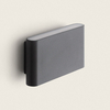 Searchlight Lichen LED Outdoor Up & Down Wall Light - Black