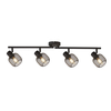 Searchlight Meshy Cage 4 Light Spotlight Bar - Black