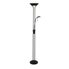 Searchlight Mother & Child LED Floor Lamp - Matt Black