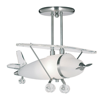 Searchlight Novelty Semi-Flush Ceiling Light - White