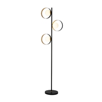 Searchlight Orbital Floor Lamp - Matt Black
