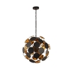 Searchlight Orbitalus Large Ceiling Pendant Light - Black & Gold