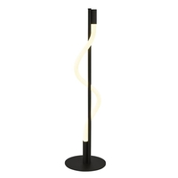 Searchlight Serpent LED Floor Lamp - Black