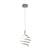 Searchlight Swirl LED Ceiling Pendant Light - Grey