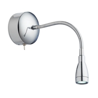 Searchlight Vail LED Reading Light - Polished Chrome