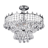 Searchlight Versailles Semi-Flush Ceiling Light - Chrome
