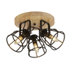Searchlight Vision 3 Light Spotlight Plate - Matt Black