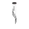 Searchlight Wands 8 Light LED Cascade Ceiling Pendant - Black