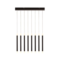 Searchlight Wands LED 8 Light Bar Ceiling Pendant - Black