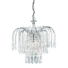 Searchlight Waterfall 3 Light Chandelier - Chrome