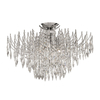 Searchlight Waterfall Semi-Flush Ceiling Light - Crystal
