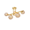 Shepherd Semi-Flush Ceiling Light - Satin Gold