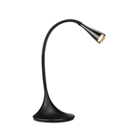 Snake LED Touch Desk Lamp - Black