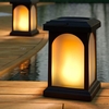 Suri Trueflame LED Solar Lantern - Black