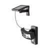 Suri Valpovo 2.4W Cool White Solar LED Floodlight with PIR Sensor - Black