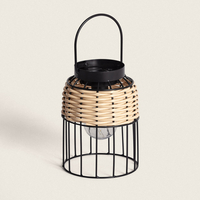 Suri Vico Solar LED Lantern - Black